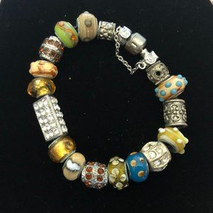 Silver Beaded Bracelet